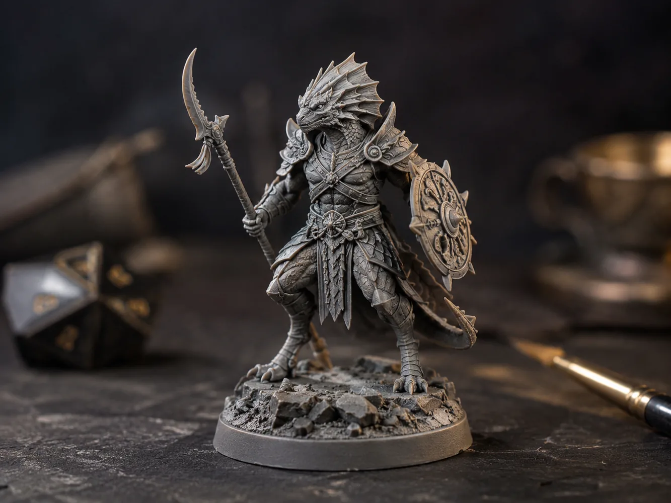 Beispiel einer detailreichen Resin-Miniatur